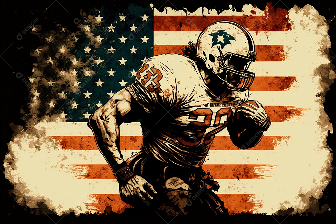 ilustração sobre futebol