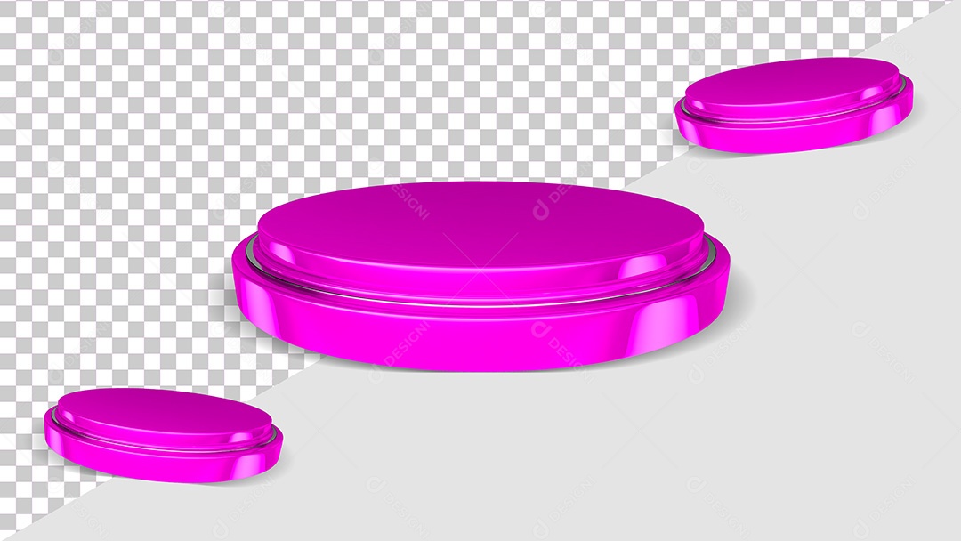 Elemento 3D Para Composição Podium PSD
