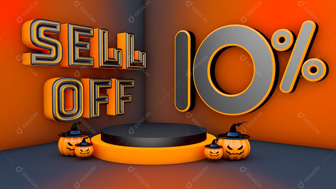 Background Halloween 10% de Desconto