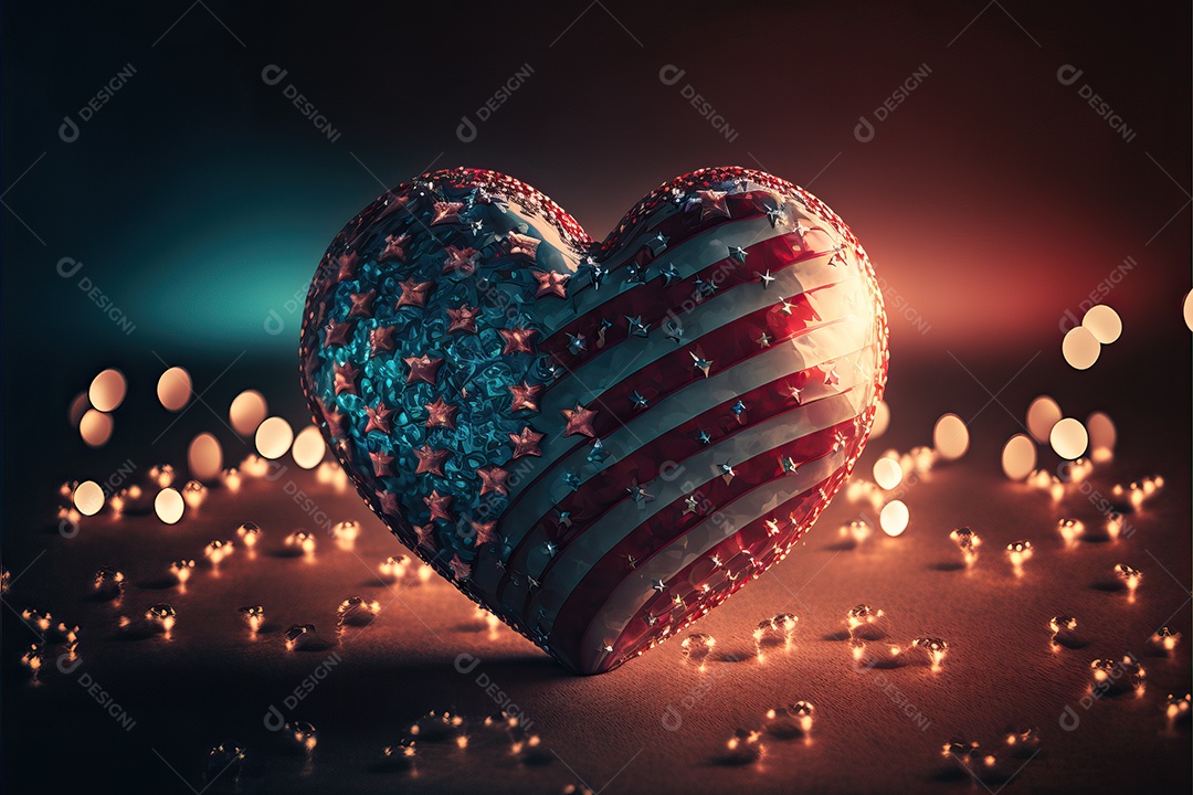 Fundo com ilustração de papel de parede para dia dos namorados