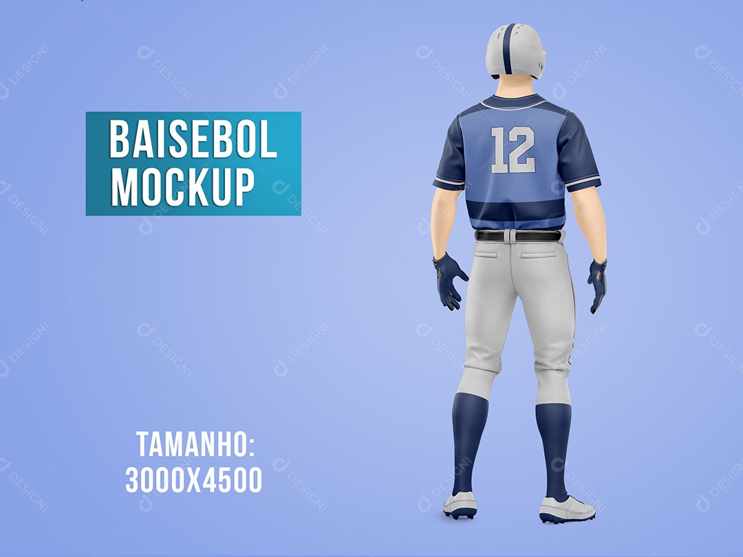 Mockup Uniforme de Baisebol PSD