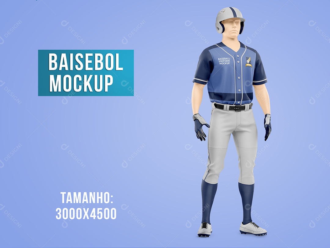 Mockup Uniforme de Baisebol PSD