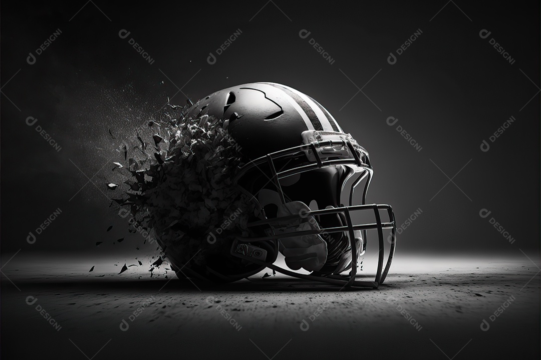 Pôster e papel de parede com tema de futebol americano para o Super Bowl