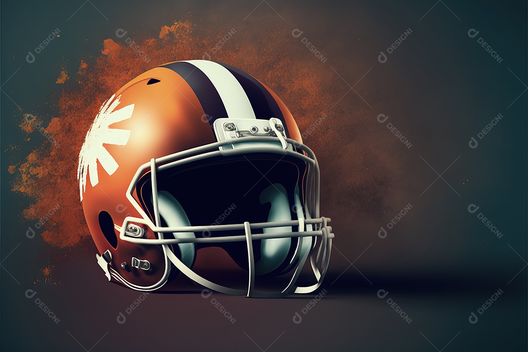 Pôster e papel de parede com tema de futebol americano para o Super Bowl