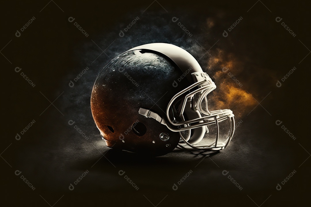 Pôster e papel de parede com tema de futebol americano para o Super Bowl