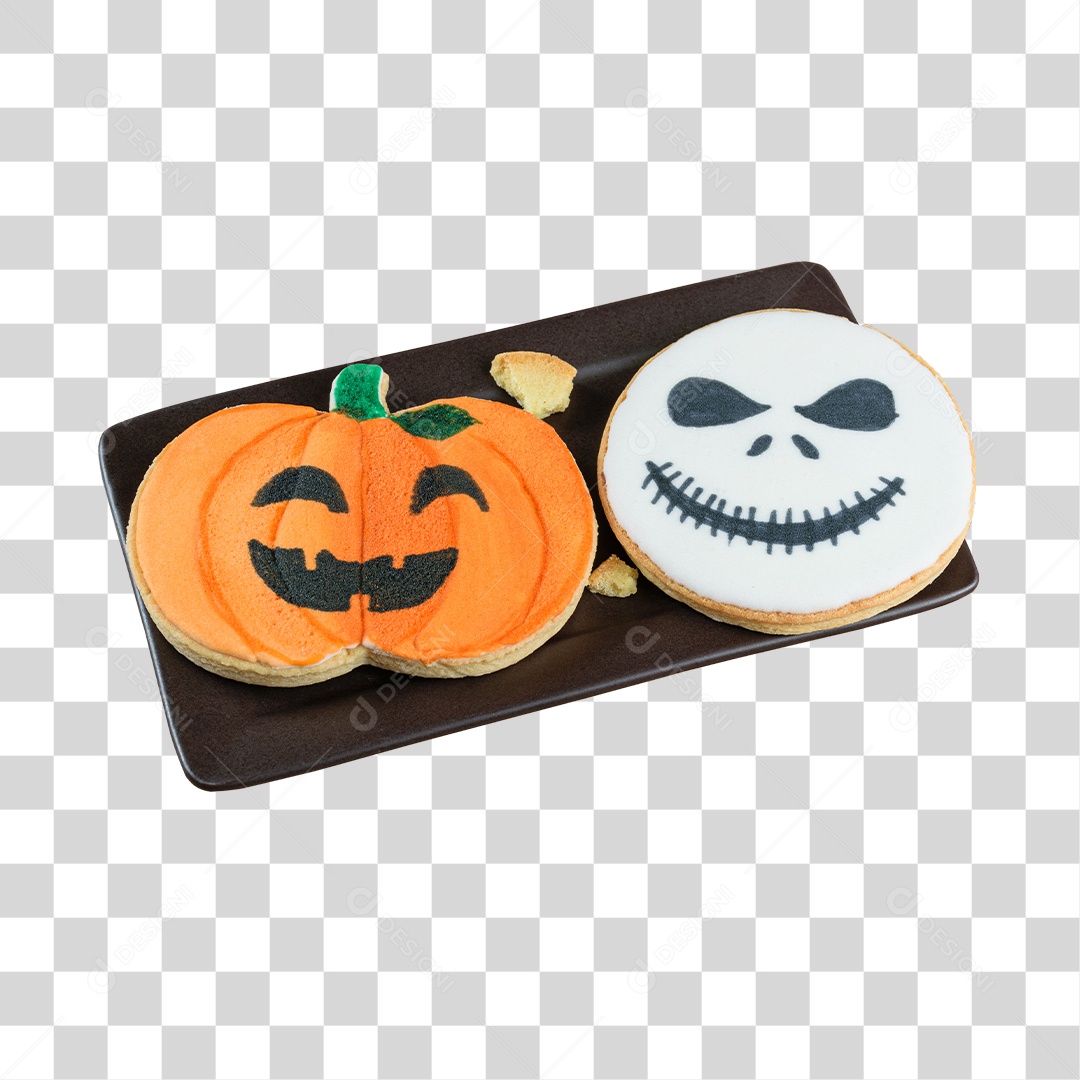 Bolo De Abóbora e Monstro PNG Transparente