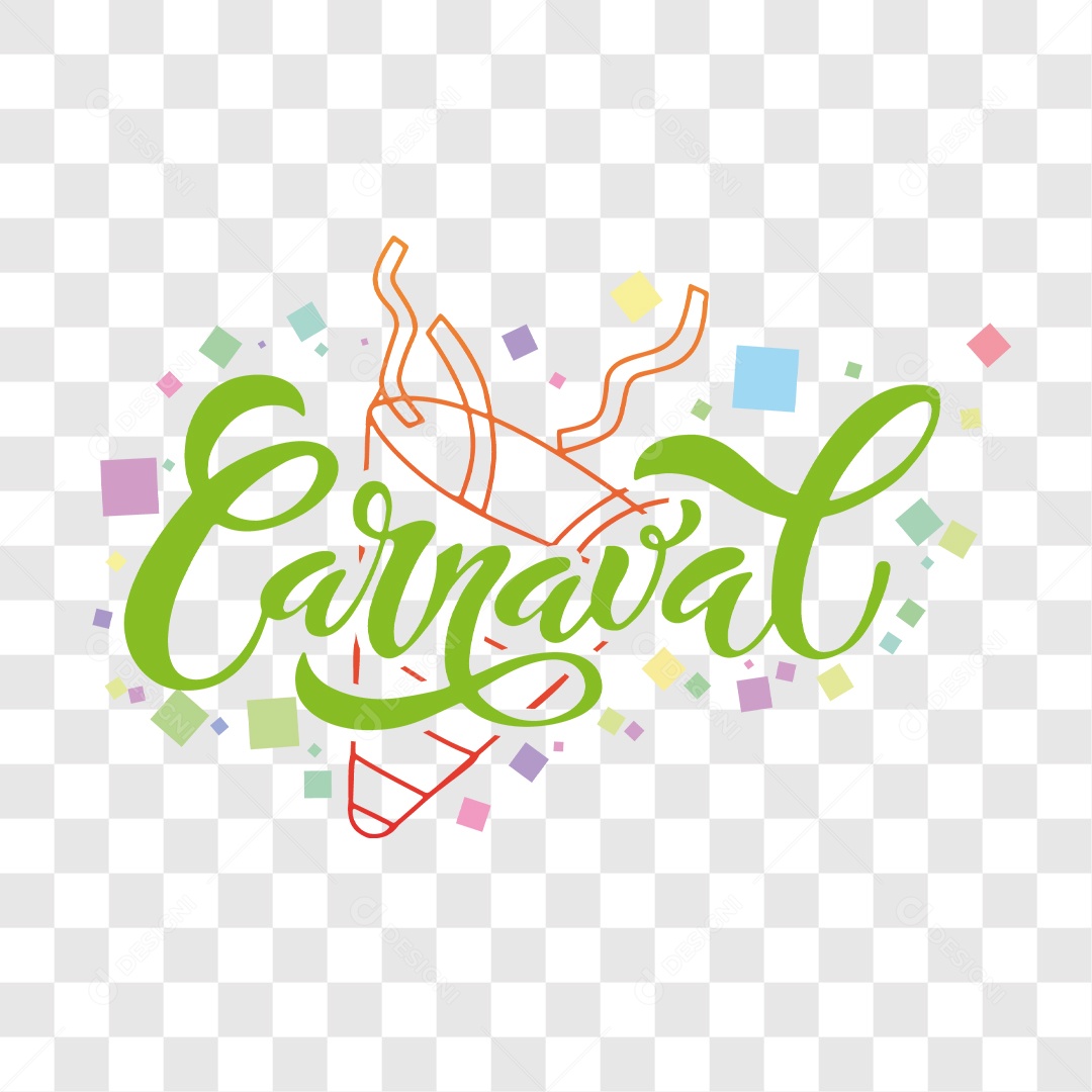 Lettering Carnaval EPS + PNG