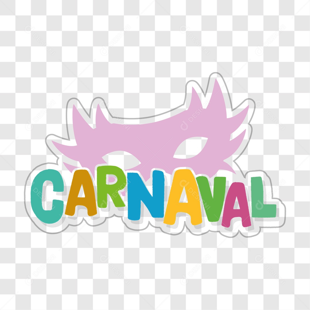 Lettering Carnaval EPS + PNG