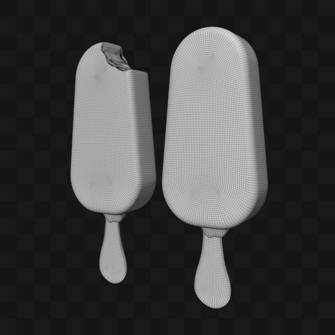 Picolé Palito - Modelo 3D