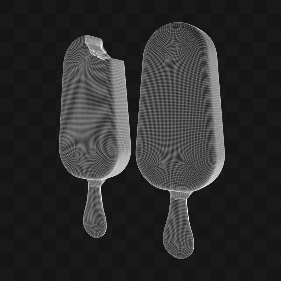 Picolé Palito - Modelo 3D