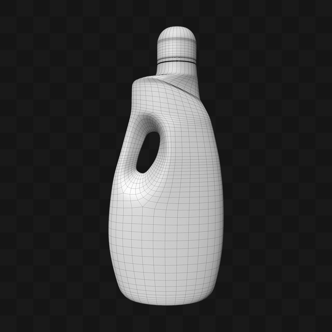Frasco de Amaciante - Modelo 3D