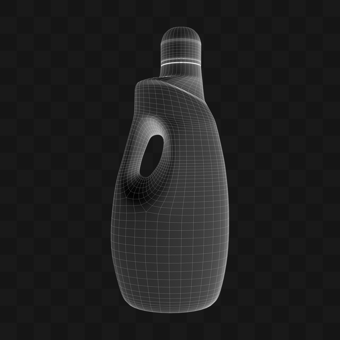 Frasco de Amaciante - Modelo 3D