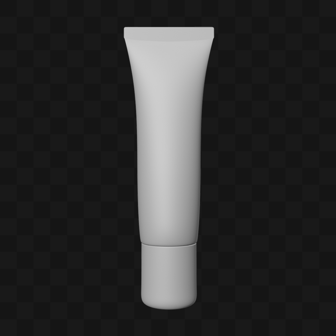 Bisnaga de Creme - Modelo 3D