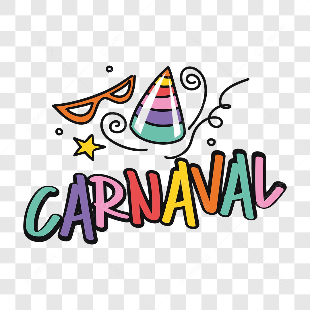 Lettering Carnaval EPS + PNG