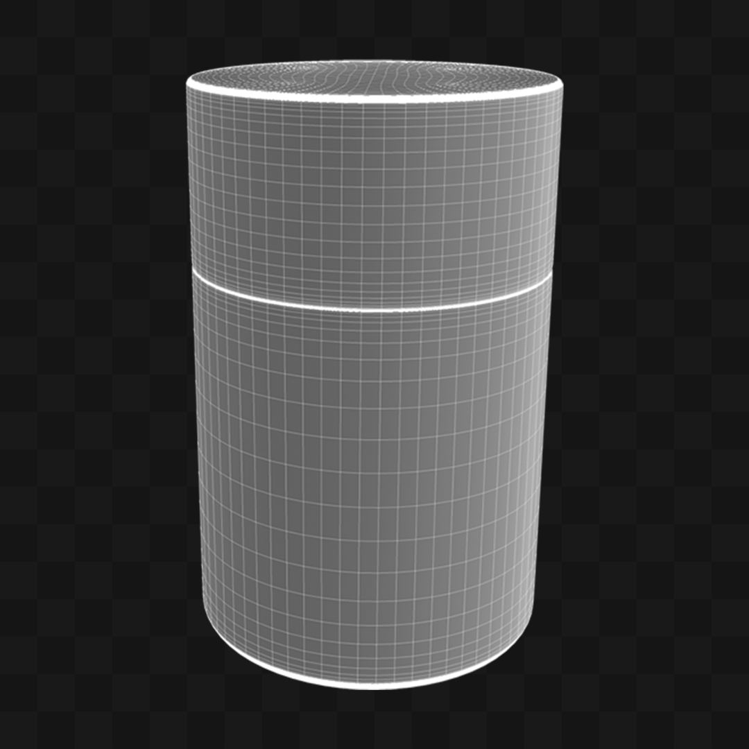 Caixa Redonda Para Presente - Modelo 3D