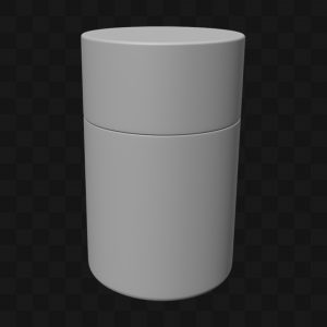 Caixa Redonda Para Presente - Modelo 3D