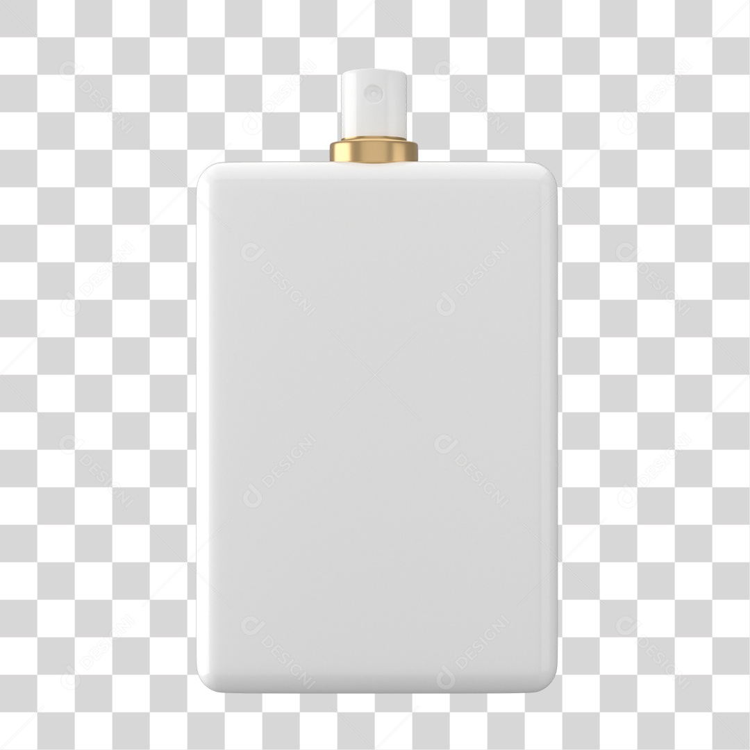 Objeto 3D Cosméticos Cuidado Beleza para Composição PNG Transparente