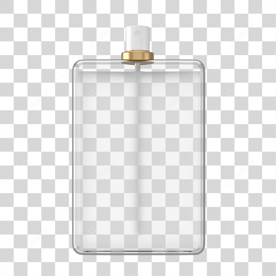 Objeto 3D Cosméticos Cuidado Beleza para Composição PNG Transparente