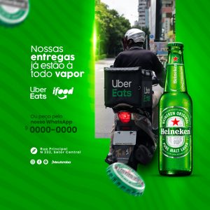 Nossas Entregas já Estão a Todo Vapor Delivery Social Media PSD Editável