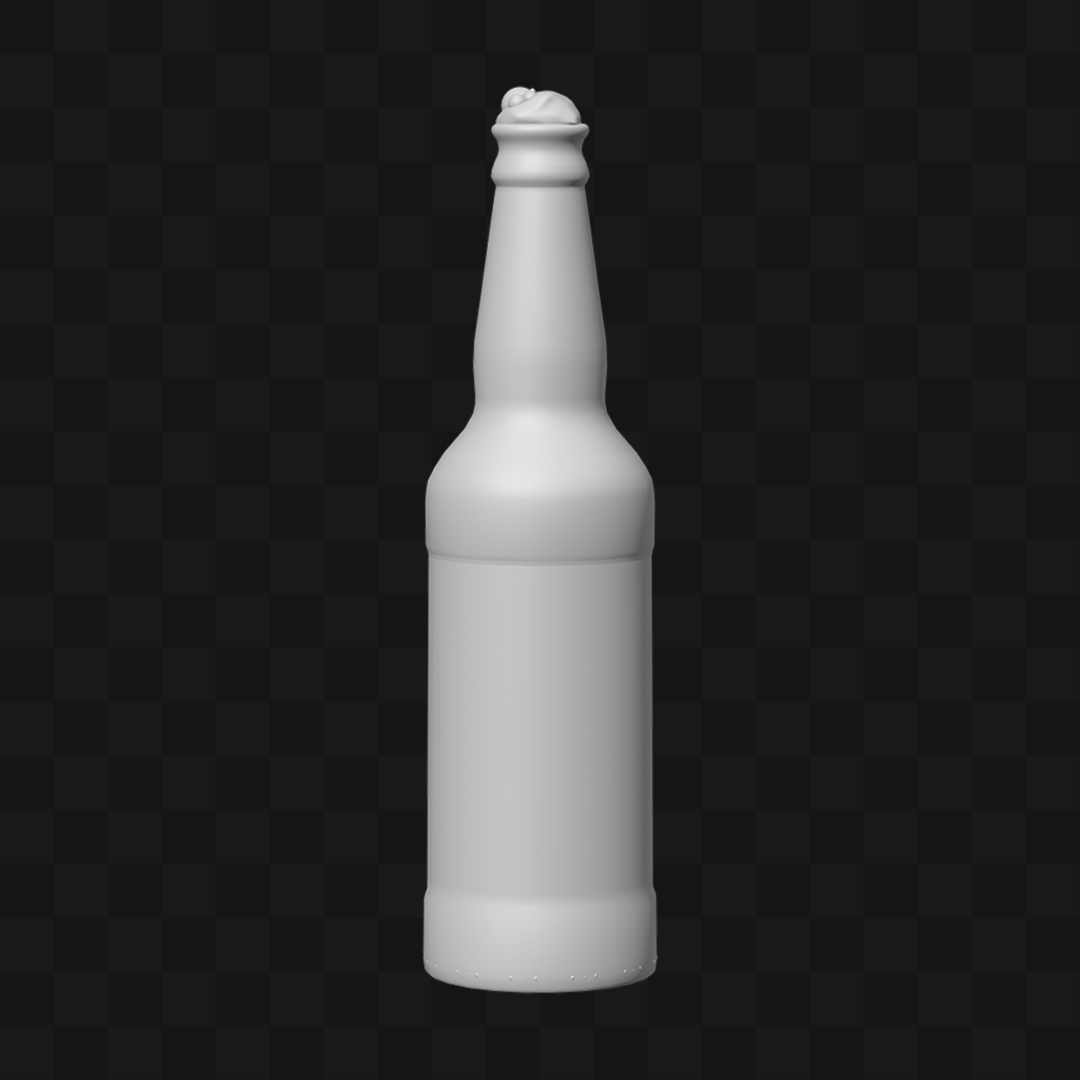 Garrafa de Cerveja - Modelo 3D