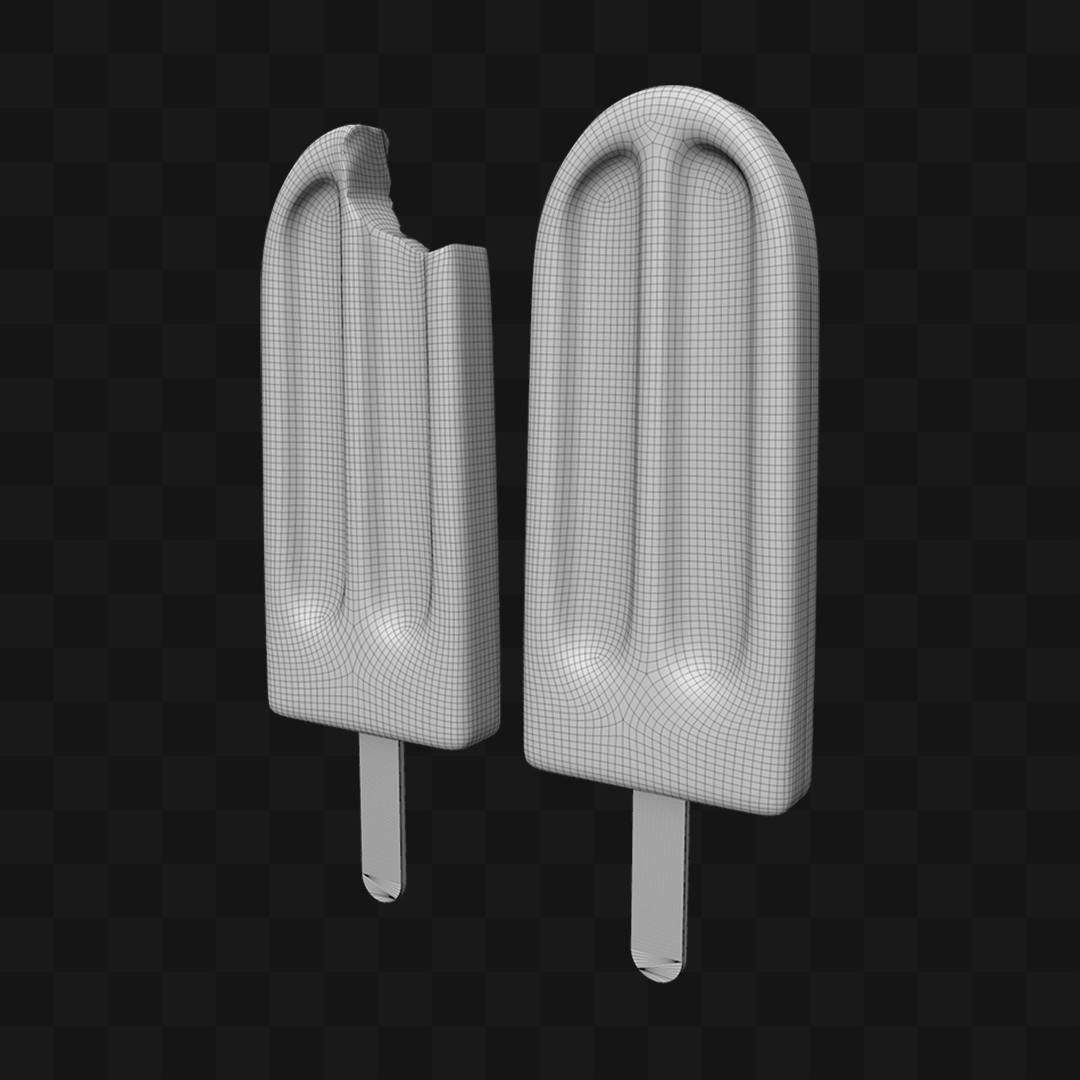 Picolé Palito - Modelo 3D