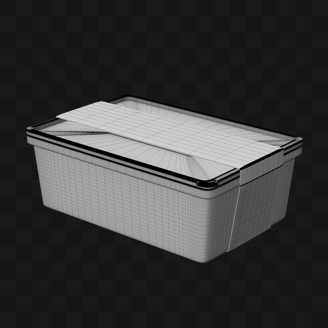 Pote de Sorvete - Modelo 3D