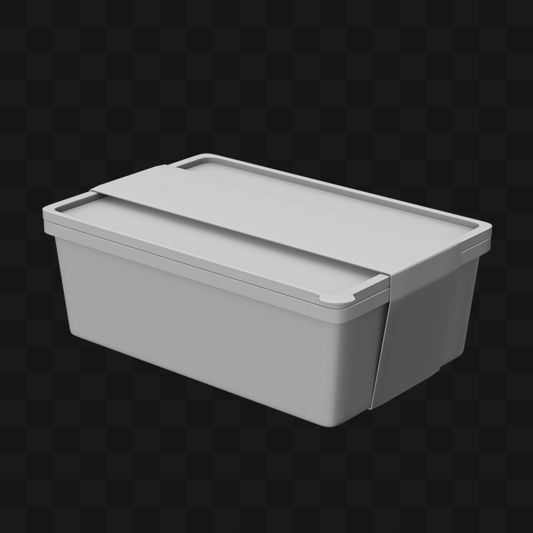 Pote de Sorvete - Modelo 3D