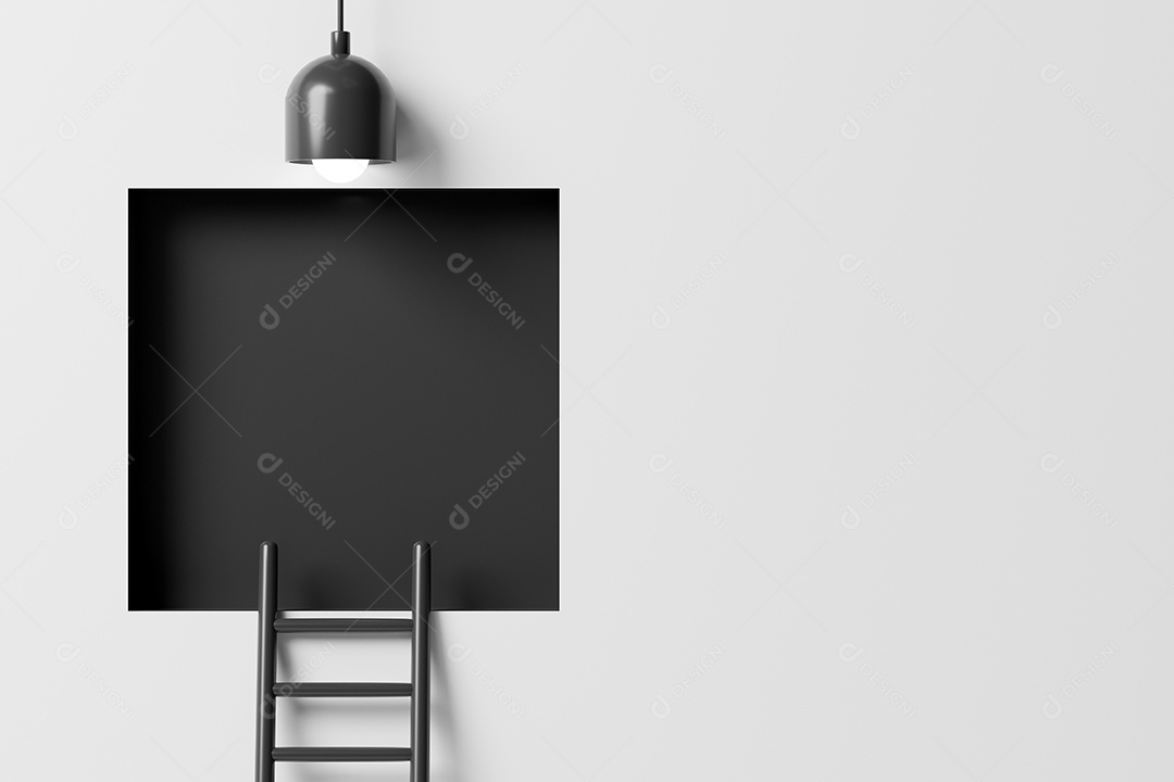 Renderização 3D Quadro para cópia