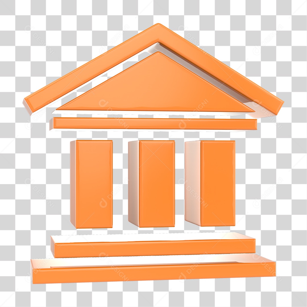 Desenho de Banco Deposito de Dinheiro PNG Transparente