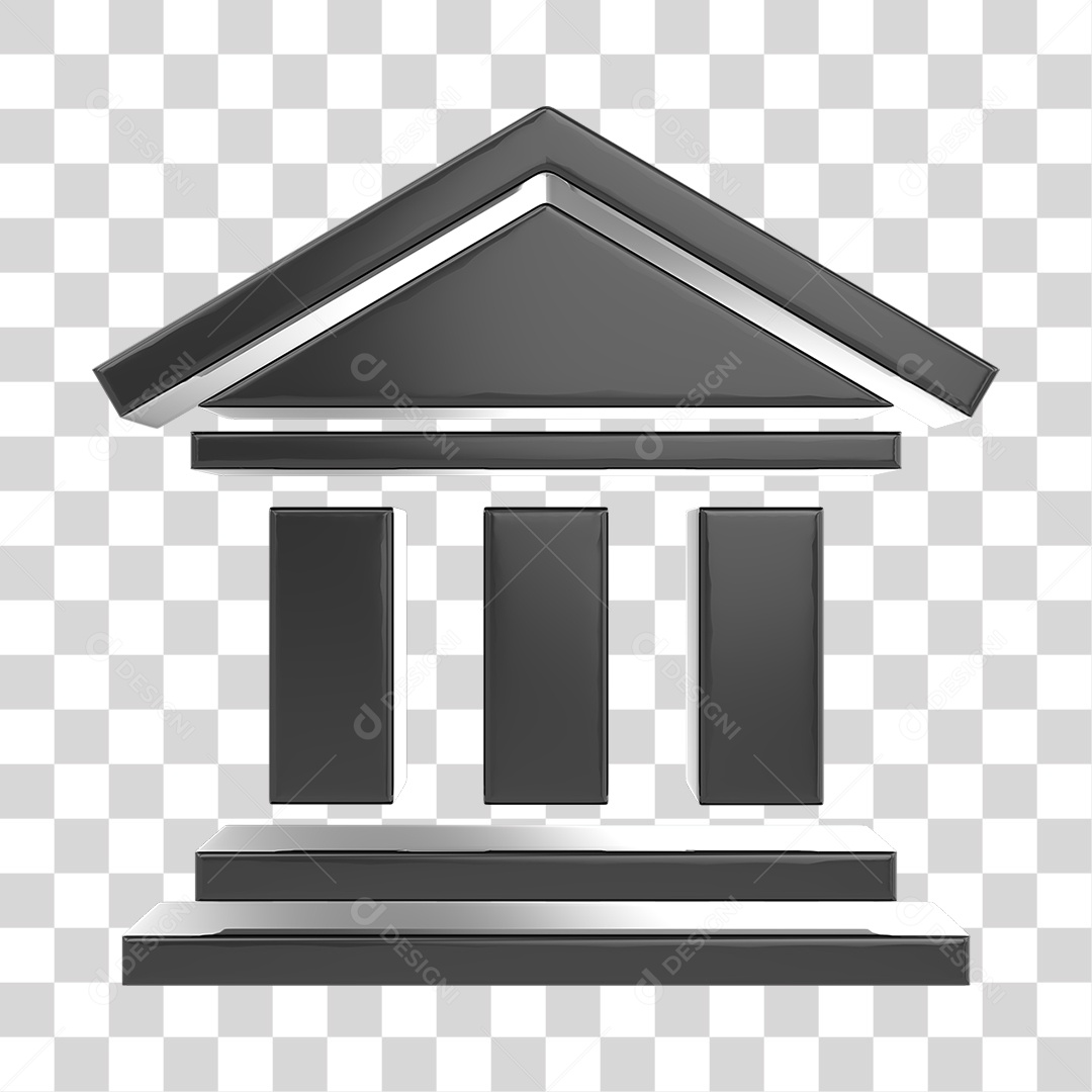 Desenho de Banco Deposito de Dinheiro PNG Transparente