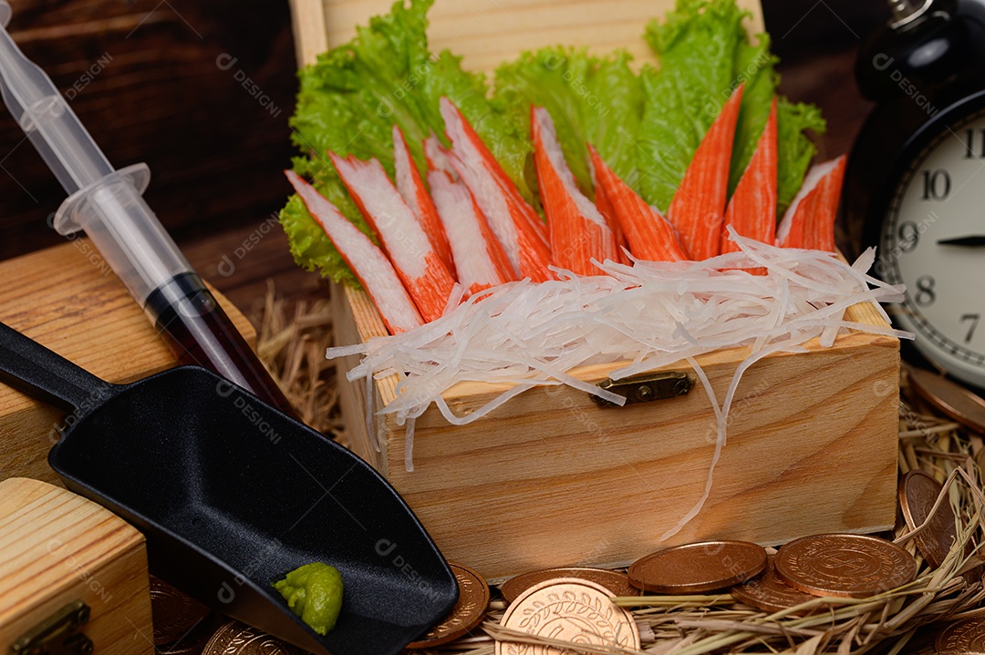 Cardápio de comida Sasemi Crab Stick