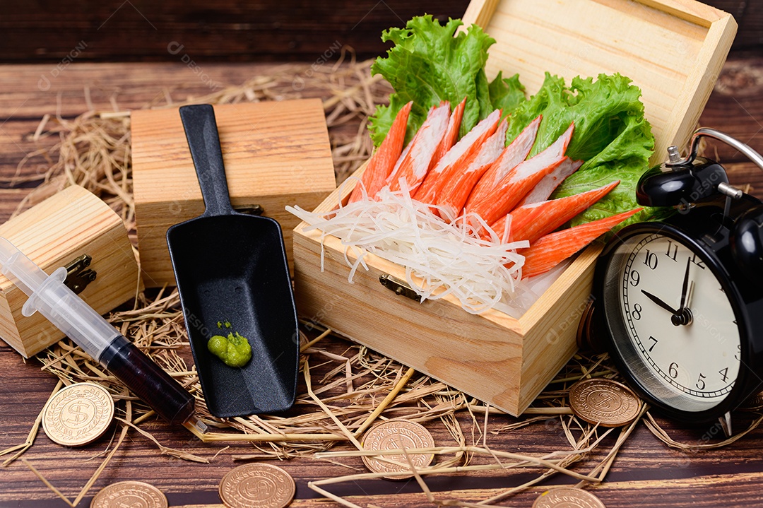 Cardápio de comida Sasemi Crab Stick