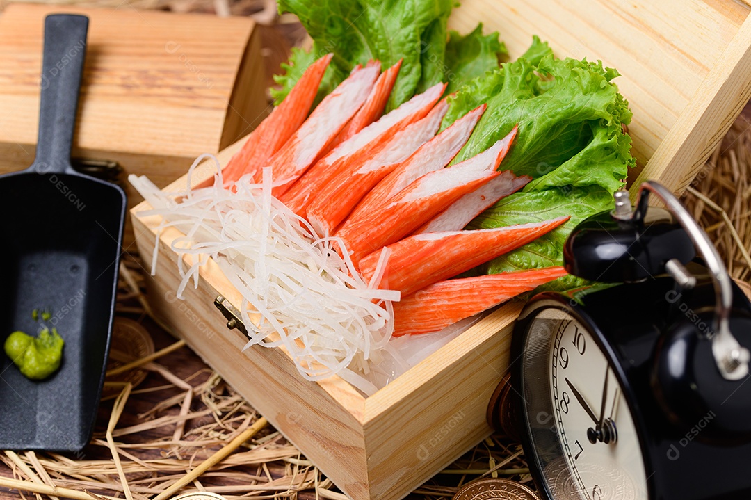 Cardápio de comida Sasemi Crab Stick