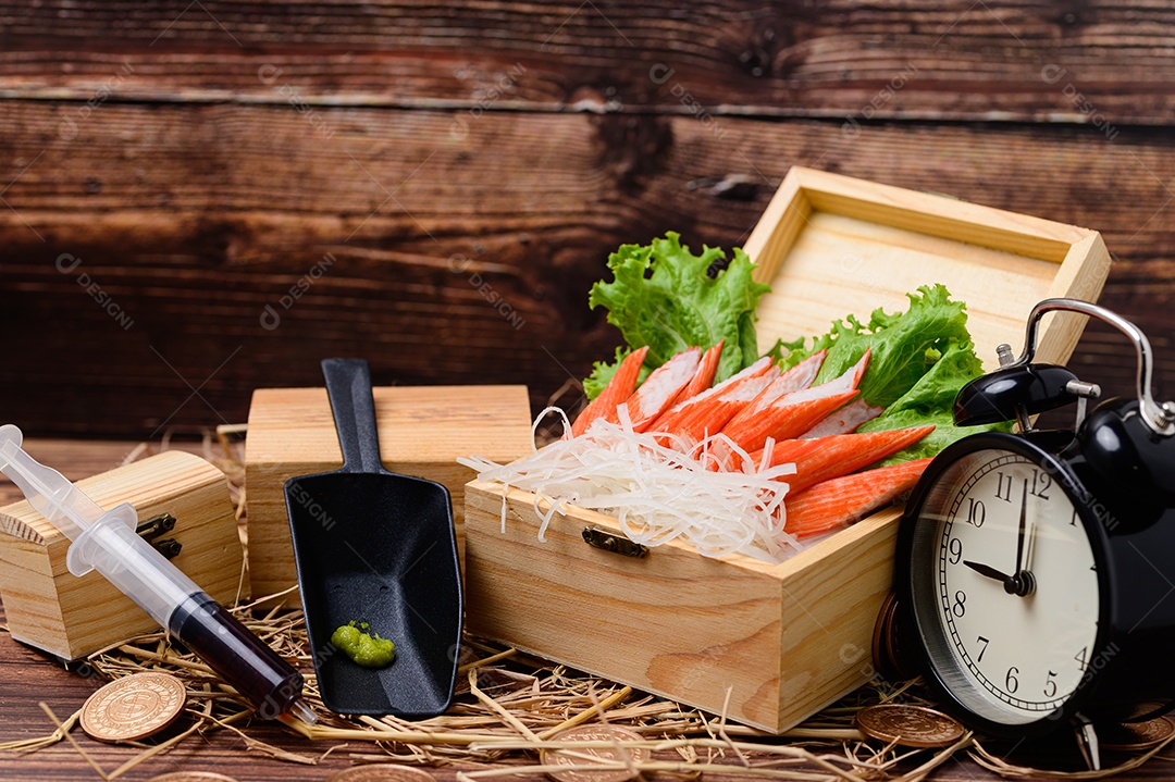 Cardápio de comida Sasemi Crab Stick