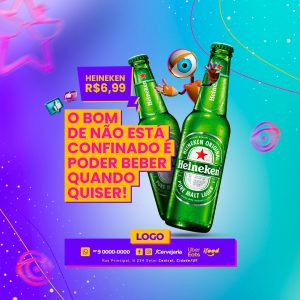 É Poder Beber Quando Quiser BBB Cervejaria Social Media PSD Editável