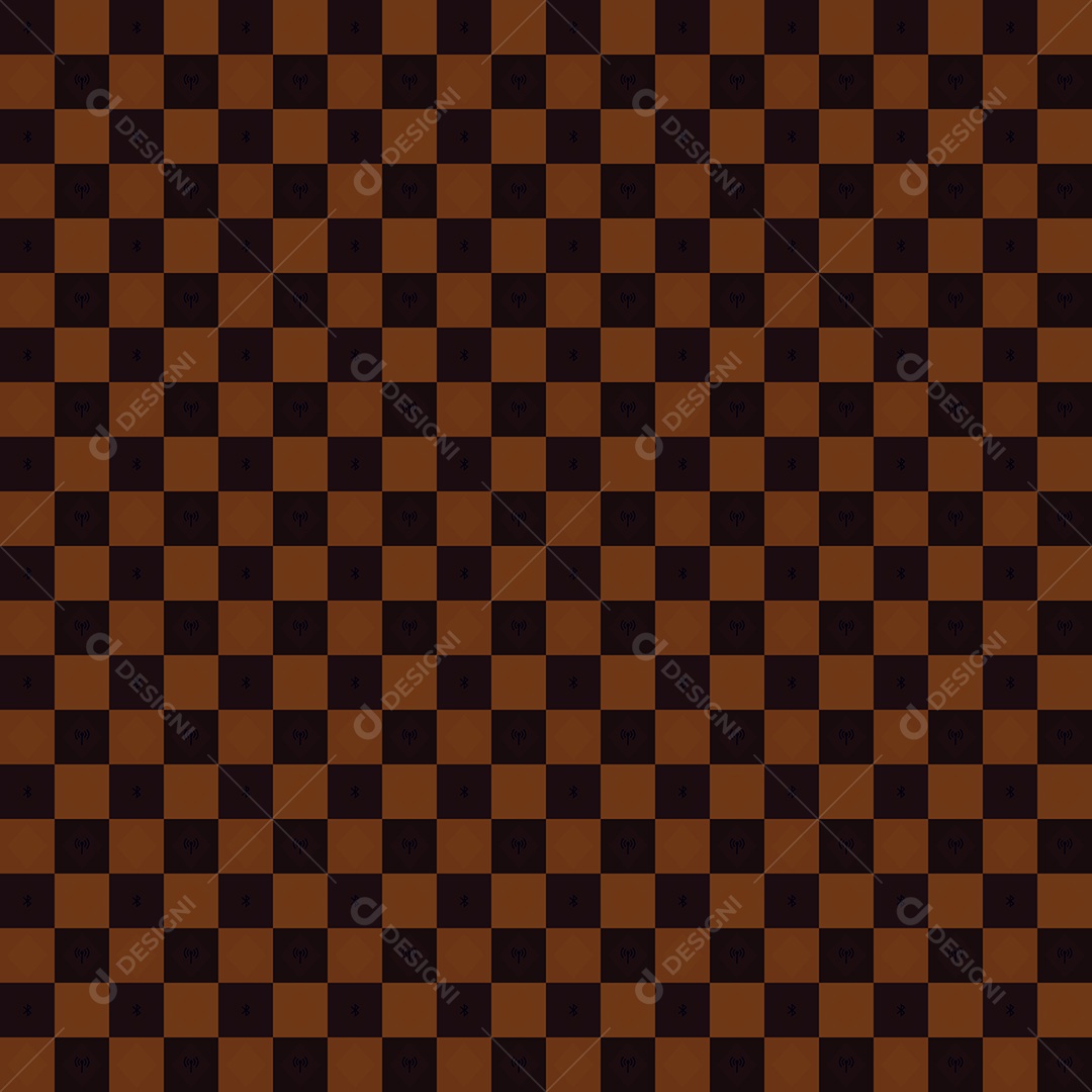 Background Marrom Quadriculado EPS