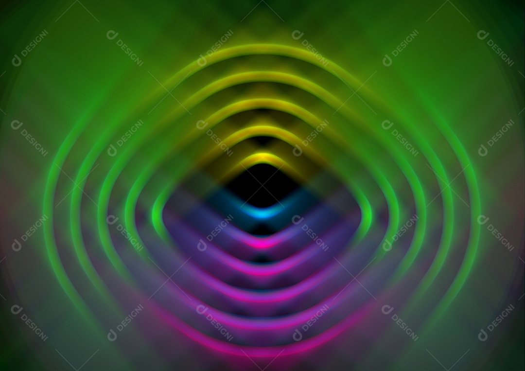 Background Com Desfoque Neon PSD