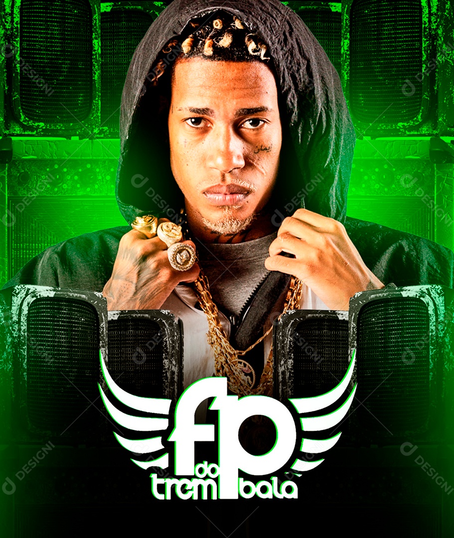 Post Flyer FP do Trem Bala Social Media PSD Editável