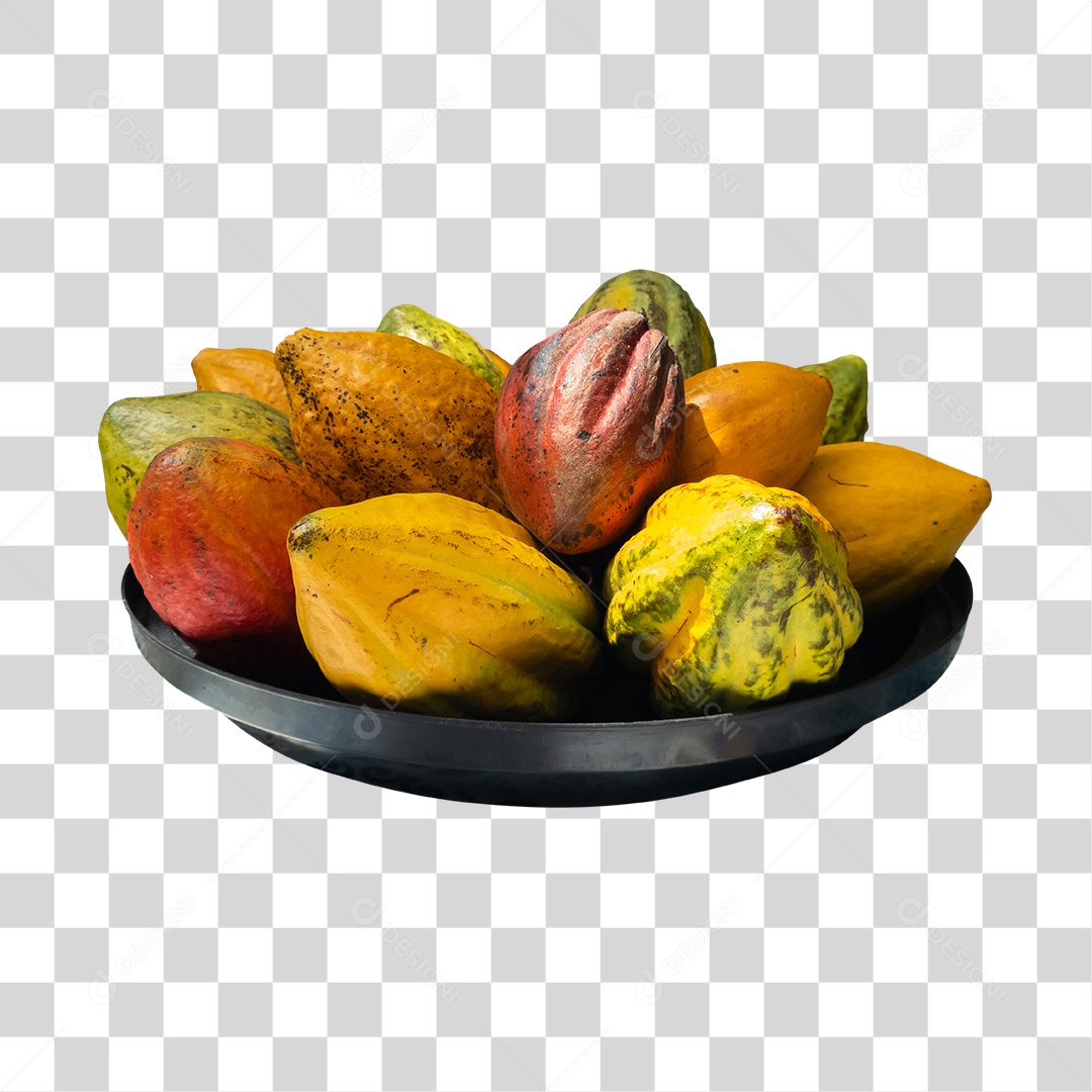 Elemento 3D Bandeja De Cacau Para Composição PNG Transparente