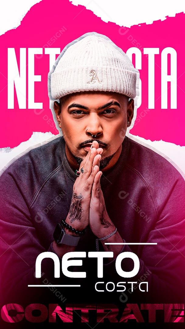 Post Flyer Neto Costa Social Media PSD Editável