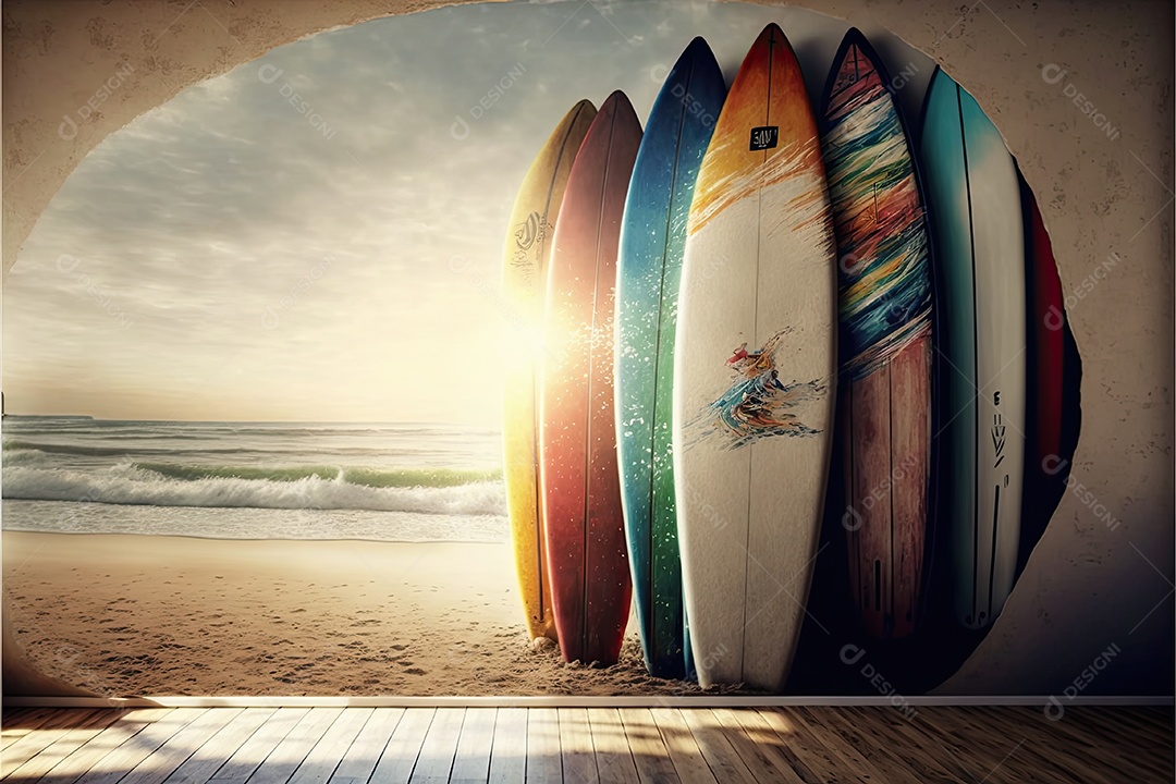 surfboard illustration