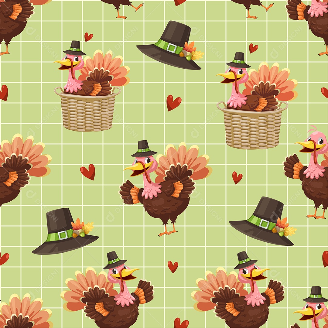 Background Ação de Graças Vetor EPS