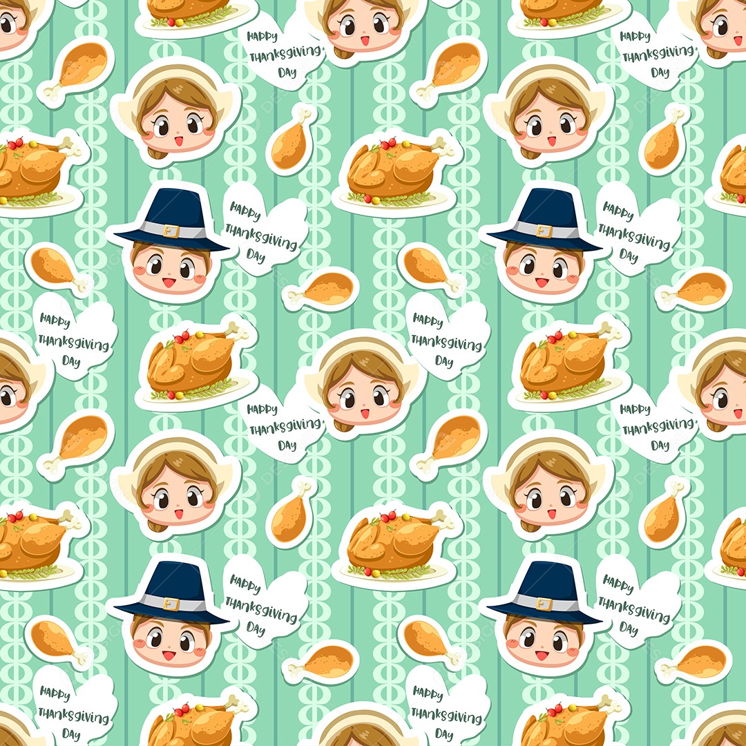 Background de Ação de Graças Vetor EPS