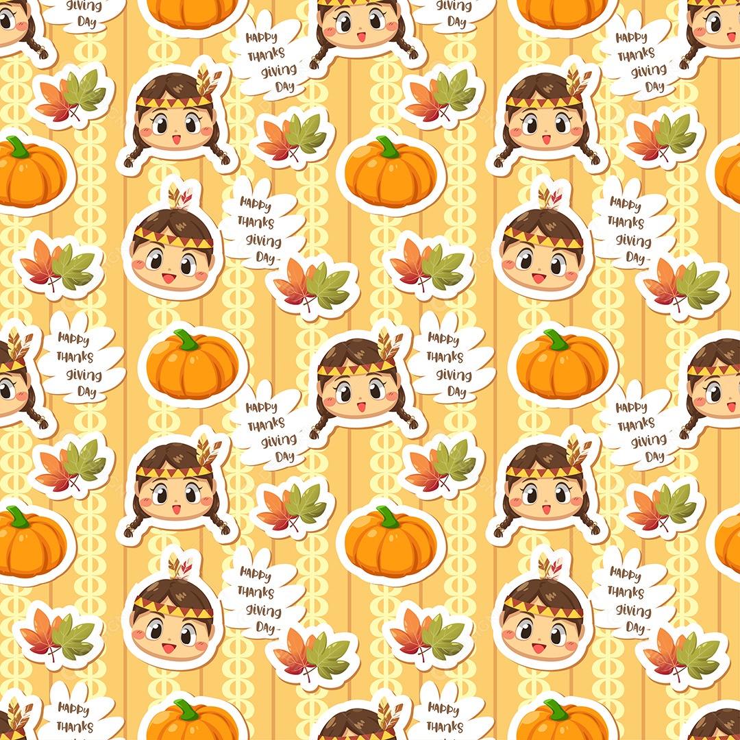 Background Ação de Graças Vetor EPS