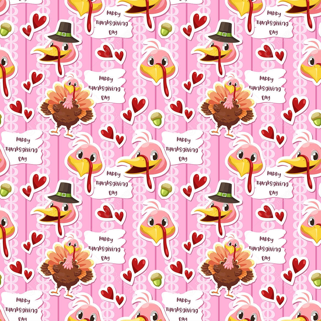 Background de Ação de Graças Vetor EPS