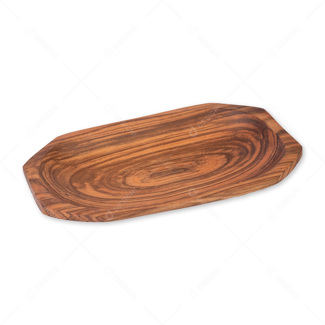 Placa de madeira isolada sobre o fundo branco