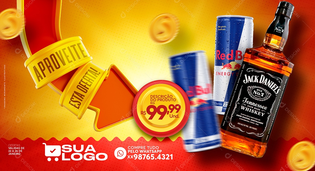 Banner Aproveite Esta Oferta Social Media PSD Editável