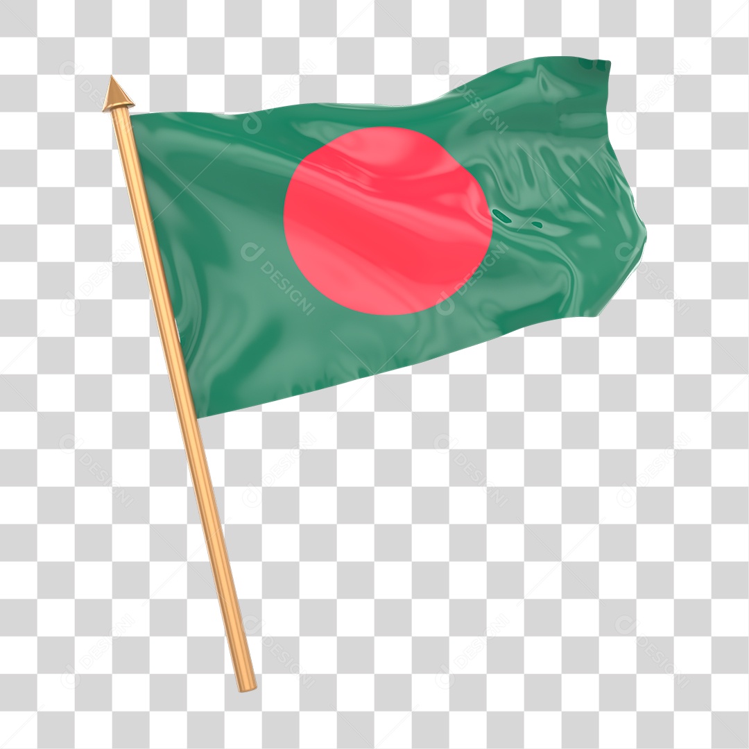 Bandeira de Bangladesh PNG Transparente