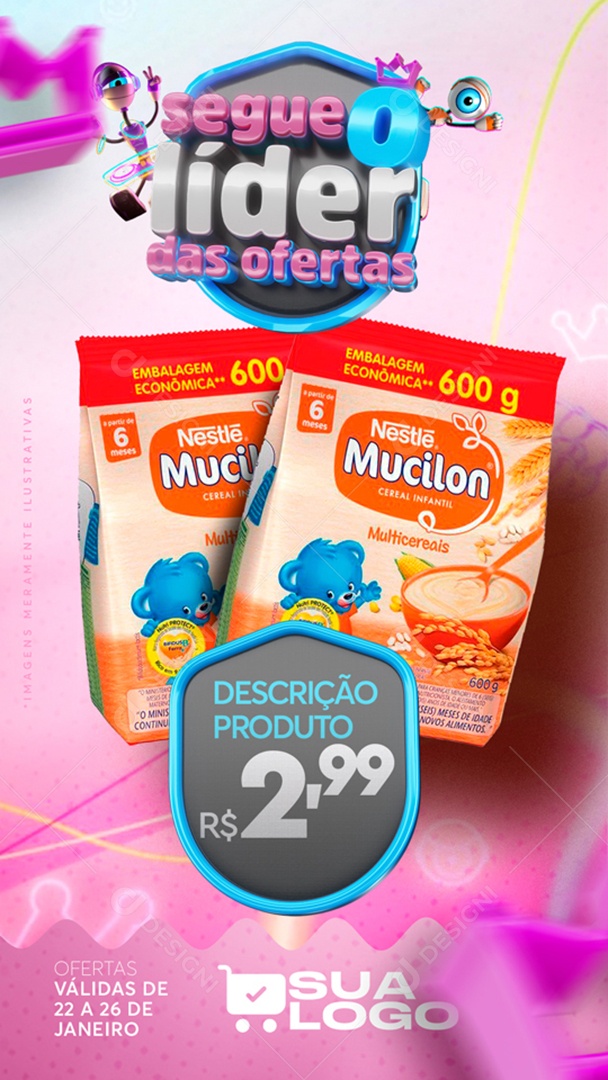 Story Segue o Líder Das Ofertas Social Media PSD Editável