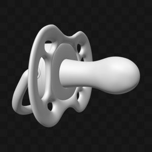 Chupeta Bico Redondo - Modelo 3D